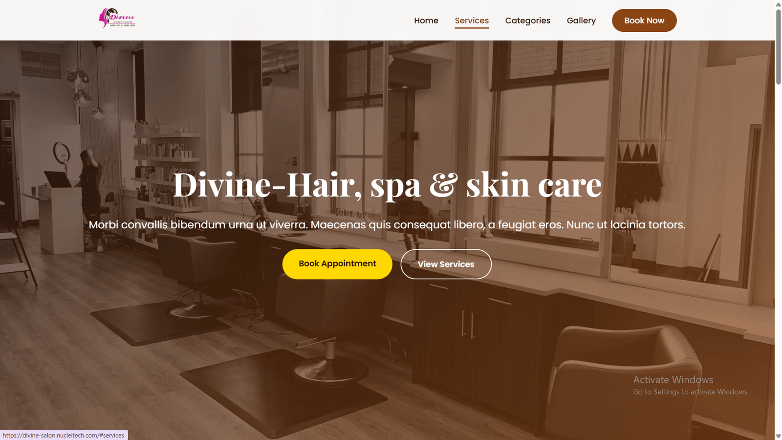 Divine Hair, Spa & Skin Care